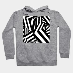 Patterned Pathways (White) Hoodie